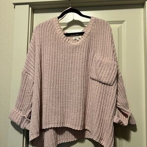 Miracle Women's Light Pink Knit Sweater